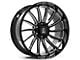 Axe Wheels Chronus Gloss Black Milled 6-Lug Wheel; 20x10; -19mm Offset (16-23 Tacoma)