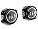 Raxiom Axial Series Halo LED Fog Lights; White (07-24 Jeep Wrangler JK & JL)