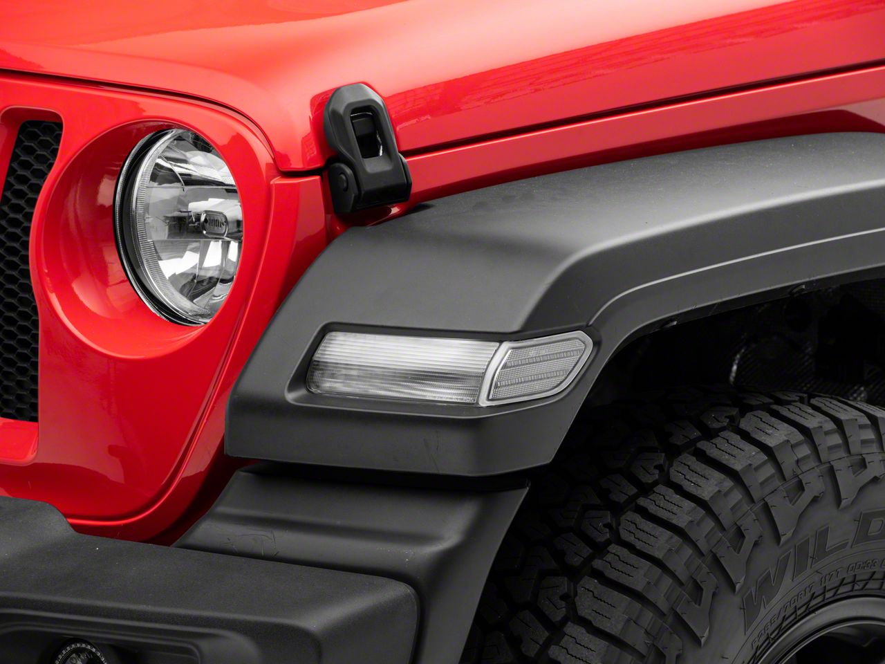 Raxiom Jeep Wrangler Axial Series LED Fender Flare Marker Lights; Clear ...