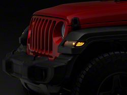 Raxiom Axial Series LED Side Marker Lights; Smoked (18-25 Jeep Wrangler JL)