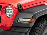 Raxiom Axial Series Sequential LED Parking/Turn Signal Lights; Chrome (18-25 Jeep Wrangler JL Sport)