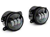 Raxiom Axial Series Tri-Bar LED Fog Lights; Amber (07-24 Jeep Wrangler JK & JL)