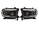 Raxiom Axial Series Projector Headlights with Sequential LED Bar; Black Housing; Clear Lens (07-13 Tundra w/o Level Adjuster)