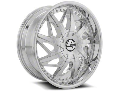 Azara AZA-510 Nano Chrome 6-Lug Wheel; 22x9.5; 25mm Offset (03-09 4Runner)