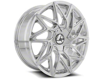 Azara AZA-511 Chrome 6-Lug Wheel; 22x9.5; 25mm Offset (22-24 Bronco Raptor)