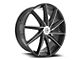 Azara AZA-506 Gloss Black and Machined 5-Lug Wheel; 20x8.5; 35mm Offset (21-24 Bronco Sport)