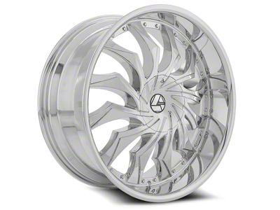 Azara AZA-515 Chrome 5-Lug Wheel; 22x8.5; 38mm Offset (21-24 Bronco Sport)