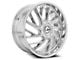 Azara AZA-516 Chrome 5-Lug Wheel; 22x8.5; 38mm Offset (21-24 Bronco Sport)