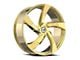 Azara AZA-524 Gold 5-Lug Wheel; 20x8.5; 35mm Offset (21-24 Bronco Sport)