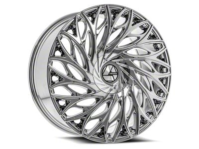 Azara AZA-525 Nano Chrome 5-Lug Wheel; 20x8.5; 35mm Offset (21-24 Bronco Sport)