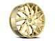 Azara AZA-527 Gold 5-Lug Wheel; 20x8.5; 35mm Offset (21-24 Bronco Sport)