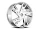 Azara AZA-529 Nano Chrome 5-Lug Wheel; 20x8.5; 35mm Offset (21-24 Bronco Sport)