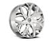 Azara AZA-541 Nano Chrome 5-Lug Wheel; 20x8.5; 35mm Offset (21-24 Bronco Sport)