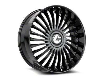 Azara AZX-103 Gloss Black 5-Lug Wheel; 20x8.5; 35mm Offset (21-24 Bronco Sport)