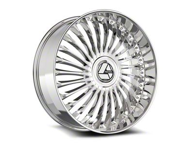 Azara AZX-103 Nano Chrome 5-Lug Wheel; 20x8.5; 35mm Offset (21-24 Bronco Sport)