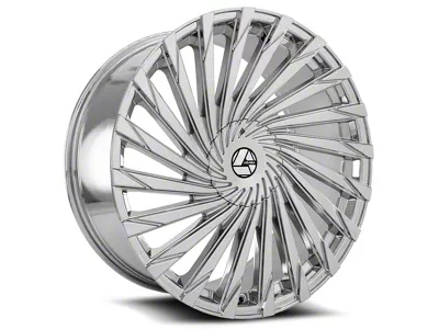 Azara AZA-501 Chrome 6-Lug Wheel; 24x9; 18mm Offset (22-25 Frontier)