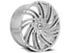 Azara AZA-514 Nano Chrome Wheel; 22x8.5; 38mm Offset (84-01 Jeep Cherokee XJ)