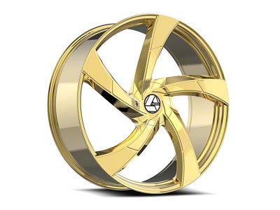 Azara AZA-524 Nano Gold Wheel; 22x8.5; 38mm Offset (84-01 Jeep Cherokee XJ)