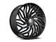 Azara AZA-537 Gloss Black Wheel; 20x8.5; 35mm Offset (84-01 Jeep Cherokee XJ)