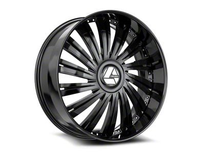 Azara AZX-102 Gloss Black Wheel; 20x8.5; 35mm Offset (84-01 Jeep Cherokee XJ)