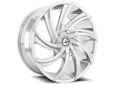 Azara AZA-503 Chrome Wheel; 22x9.5; 15mm Offset (20-24 Jeep Gladiator JT)