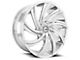 Azara AZA-503 Chrome Wheel; 22x9.5; 15mm Offset (20-24 Jeep Gladiator JT)