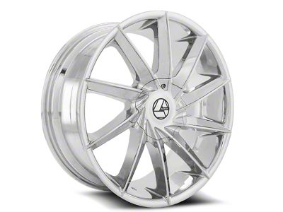 Azara AZA-506 Chrome Wheel; 22x9.5; 15mm Offset (20-24 Jeep Gladiator JT)