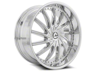 Azara AZA-517 Chrome Wheel; 22x9.5; 15mm Offset (20-24 Jeep Gladiator JT)