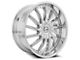 Azara AZA-517 Chrome Wheel; 22x9.5; 15mm Offset (20-24 Jeep Gladiator JT)