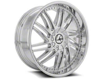 Azara AZA-509 Chrome Wheel; 22x9.5; 15mm Offset (11-21 Jeep Grand Cherokee WK2)