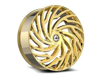 Azara AZA-536 Nano Gold Wheel; 22x8.5; 38mm Offset (93-98 Jeep Grand Cherokee ZJ)