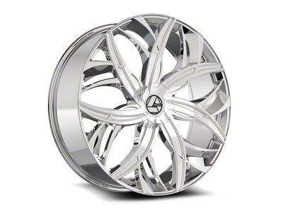 Azara AZA-541 Nano Chrome Wheel; 18x8; 35mm Offset (97-06 Jeep Wrangler TJ)