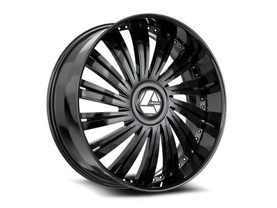 Azara AZX-102 Gloss Black Wheel; 18x8; 35mm Offset (87-95 Jeep Wrangler YJ)