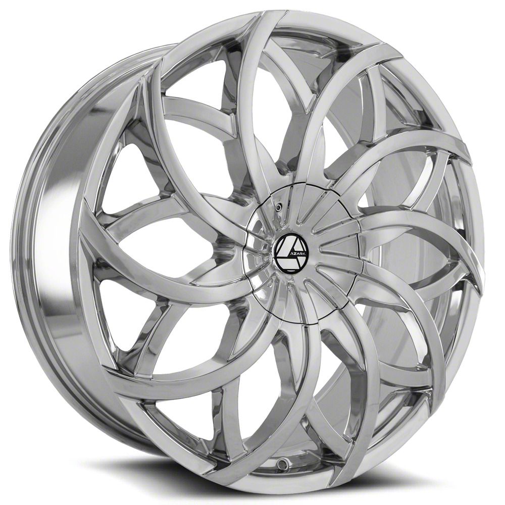 Azara Titan AZA-504 Chrome 6-Lug Wheel; 30x9.5; 25mm Offset AZA ...