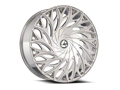 Azara AZA-525 Chrome 6-Lug Wheel; 28x9.5; 22mm Offset (17-24 Titan)