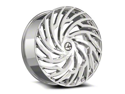 Azara AZA-536 Chrome 6-Lug Wheel; 30x9.5; 22mm Offset (04-15 Titan)