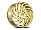 Azara AZA-534 Gold Plated 6-Lug Wheel; 30x9.5; 22mm Offset (16-24 Titan XD)