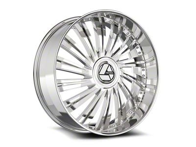 Azara AZX-102 Chrome 6-Lug Wheel; 28x9.5; 22mm Offset (16-24 Titan XD)