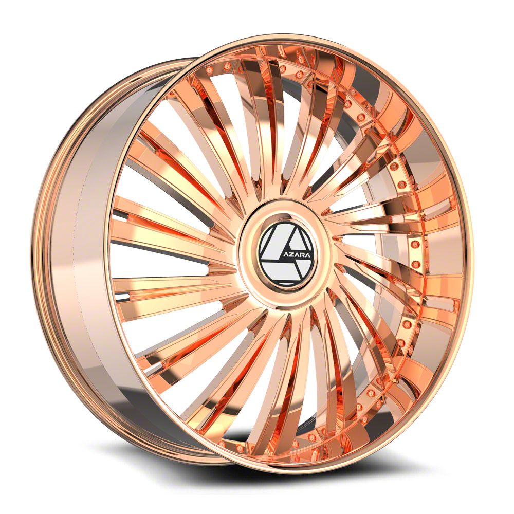 Azara Titan Xd Azx-102 Nano Rose Gold 6-lug Wheel; 26x9.5; 22mm Offset 