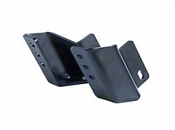 Backwoods Adventure Mods Front Bumper Support Brackets; Black (10-24 4Runner)