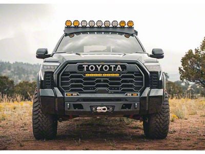 Backwoods Adventure Mods Scout Hybrid Front Bumper; Black (22-25 Tundra)