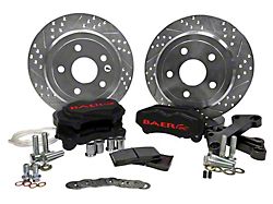 Baer SS4 Rear Big Brake Kit with 12-Inch Rotors; Black Calipers (07-18 Jeep Wrangler JK)