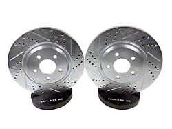 Baer BIG Claw Drilled and Slotted 6-Lug Rotors; Front Pair (21-24 Bronco, Excluding Raptor)