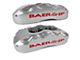 Baer Brake Caliper Covers with Baer Logo; Silver; Rear (21-24 Bronco w/ OE Rear Calipers, Excluding Raptor)