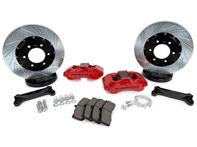 Baer HD+ Front Big Brake Kit with 14-Inch Calipers; Black Calipers (21-24 Bronco, Excluding Raptor)