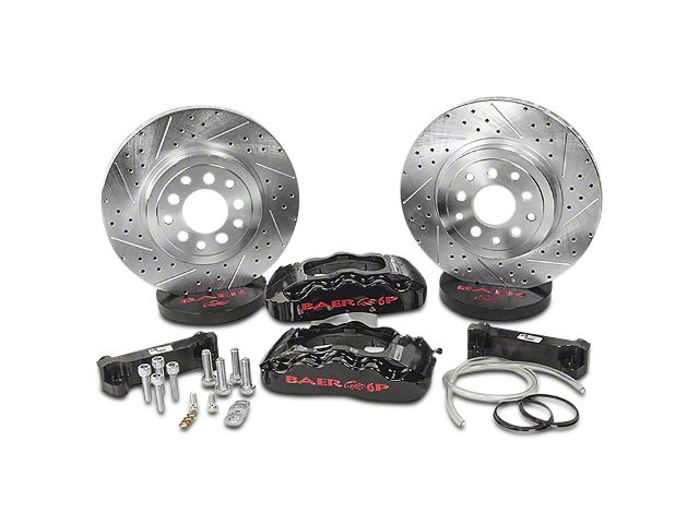 Baer Pro Front Big Brake Kit; Black Calipers (07-18 Jeep Wrangler JK)