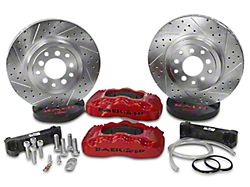 Baer Pro Front Big Brake Kit; Red Calipers (07-18 Jeep Wrangler JK)