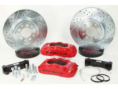 Baer Pro Front Big Brake Kit with 13.50-Inch Rotors; Comp Yellow Calipers (20-25 Jeep Gladiator JT)