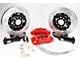 Baer Pro+ Rear Big Brake Kit with 14-Inch Rotors; Fire Red Calipers (20-25 Jeep Gladiator JT)