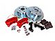 Baer SS4 Rear Big Brake Kit with 12-Inch Rotors; Fire Red Rotors (20-25 Jeep Gladiator JT)